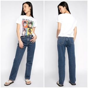 RE/DONE 70s Straight Jean in Rustic Indigo Size 27